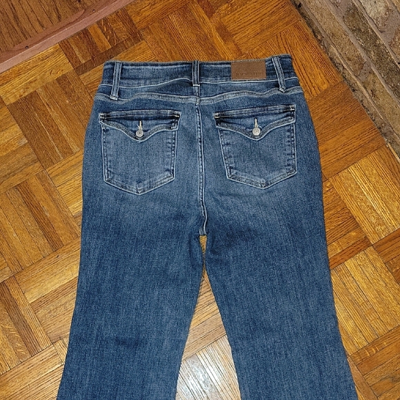 Judy Blue Flare Denim Jeans With Raw Hem Size 30 - Picture 7 of 10